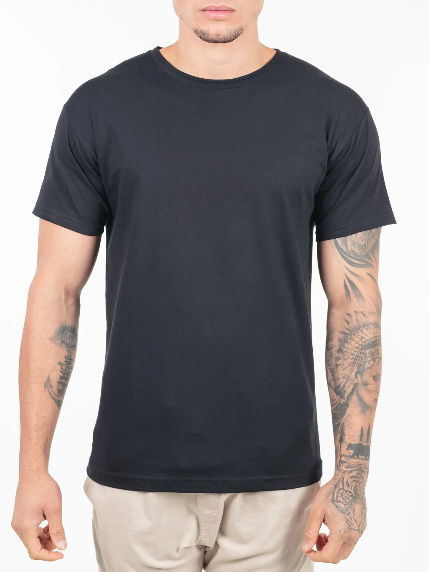 Camiseta Básica 100% Algodão Penteado - Loja do Ed